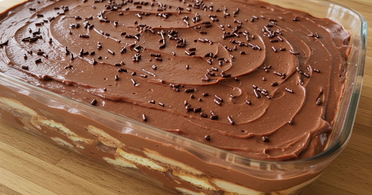 Pavê de Chocolate Rápido